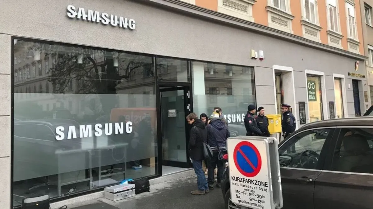 Der Tatort in der Grazer Innenstadt