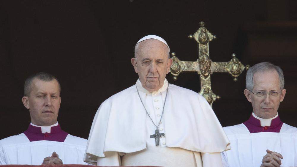 Der Papst am Christtag bei seiner Ansprache 