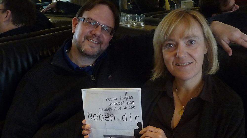 Helga Cernko und Walter Schreiber freuen sich auf spannende Begegnungen im  Rahmen von „Neben  Dir"