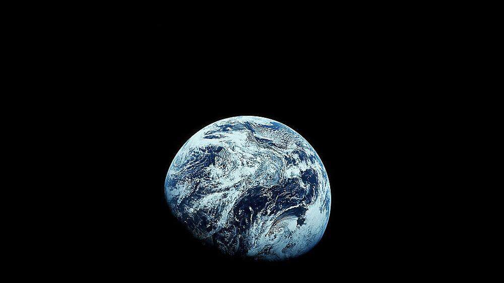 Blick auf die Erde vom Weltall aus