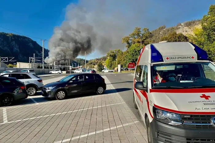 Der Brandherd war rund 400 Quadratmeter groß. 