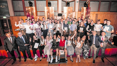 Bei der feierlichen Verleihung der Stars of Styria in der Südsteiermark