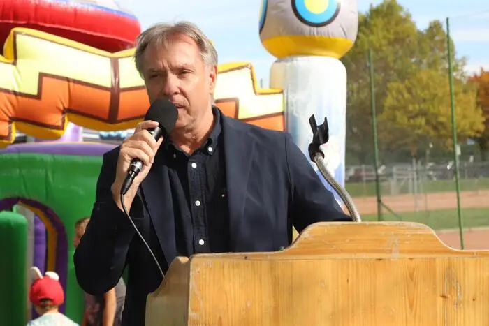 Grußworte gab es Hubert Dobrounig (Präsident des österreichischen Tischtennisverbands),.