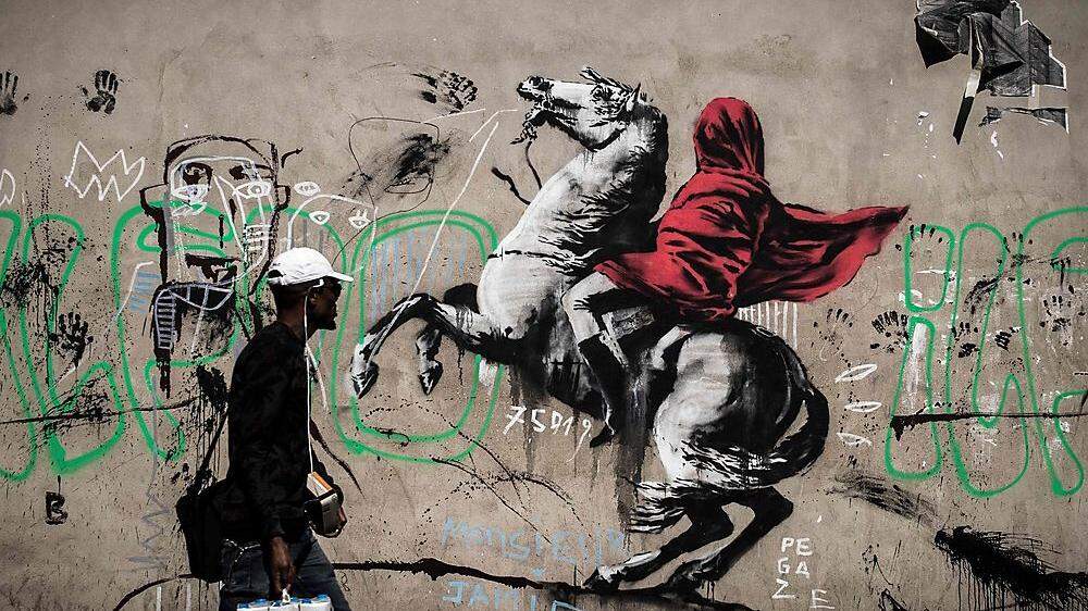 Ein echter Banksy in Paris