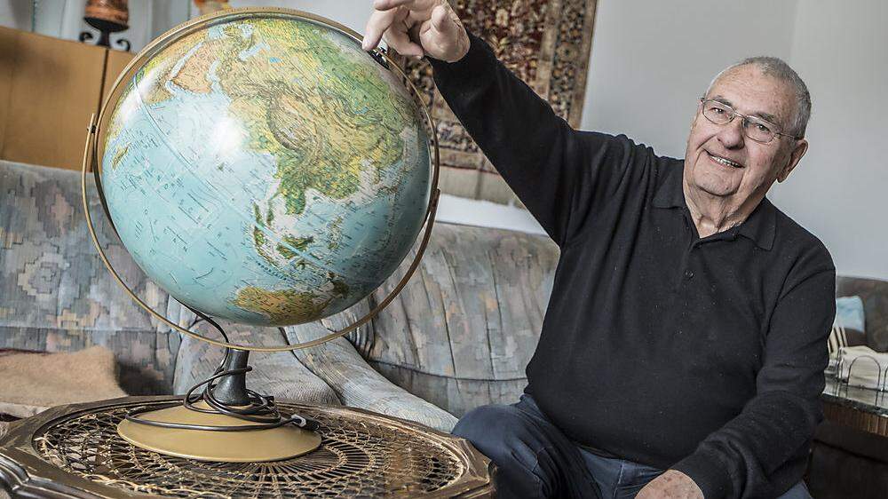 Mit dem Diplomatenpass durch die halbe Welt: Adolf Gojer ist ein Reisender