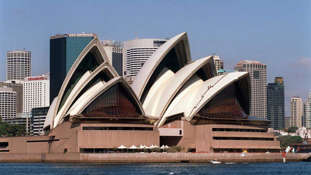 Statt dem Opera House im australischen Sydney warteten verschneite Berge auf den Amerikaner