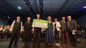 Der Benefizabend für „Steirer helfen Steirern“ am 1. Dezember im Grazer Congress brachte 9575 Euro