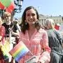 Sanna Marin Anfang Juli bei der Pride in Helsinki.