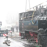 Die Flascherlzuglok bekommt ein umfassendes Service