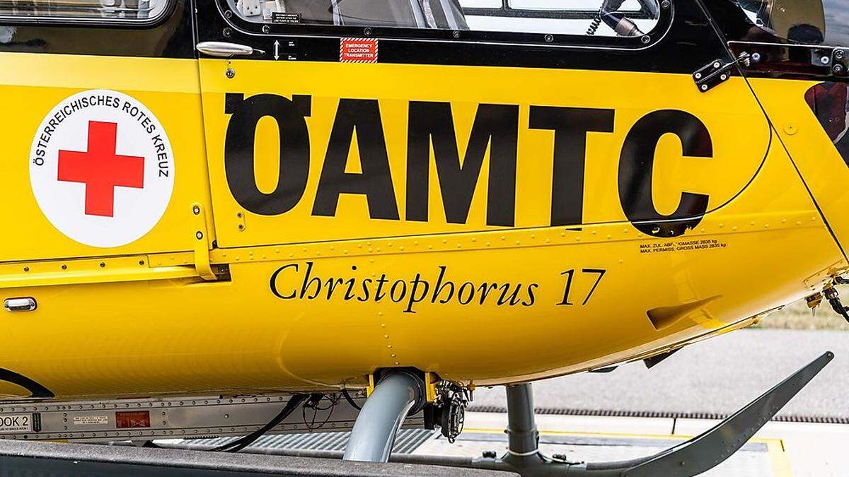 Der Notarzthubschrauber wurde angefordert