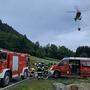 Im Juli 2019 mussten im Gailtal zweimal Polizeihubschrauber angefordert werden. Der Waldbrand bei Kreuth ob Jenig (siehe Foto) konnte so rasch gelöscht werden