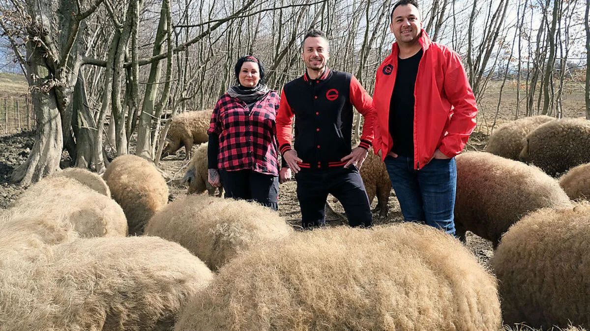 Nathalie Birli (LG Mangalitza), Christoph Feilhofer und Andreas Hammer (Freigeist). 