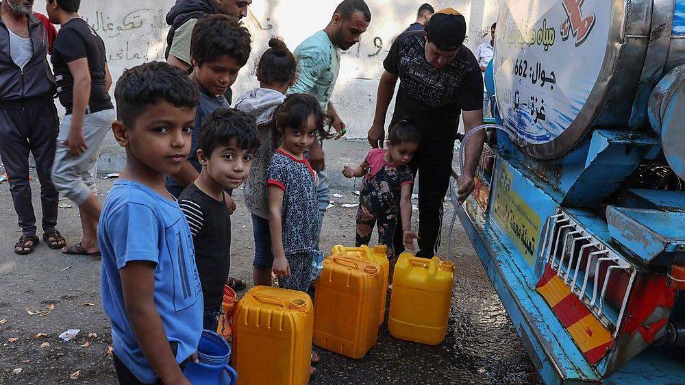 Mit der Freilassung der Geiseln kann Hamas der Bevölkerung die Trinkwasserversorgung sichern.