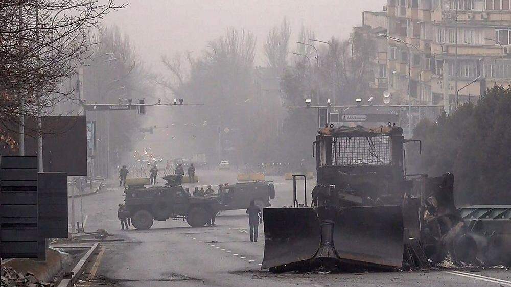 Kein Ende der Gewalt in Almaty