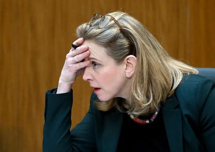 Neos-Chefin Beate Meinl-Reisinger kann sich manchmal nur an den Kopf greifen