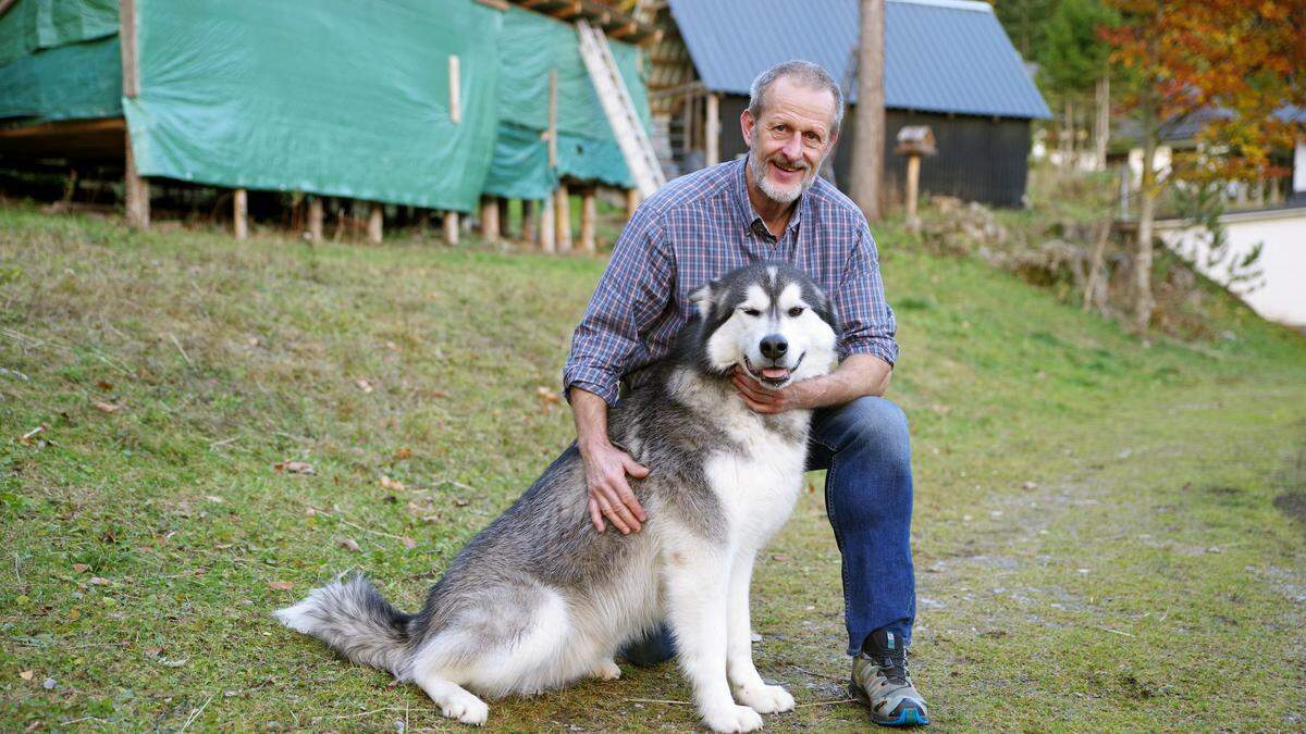 Christoph Kuhn mit einem seiner Lieblinge