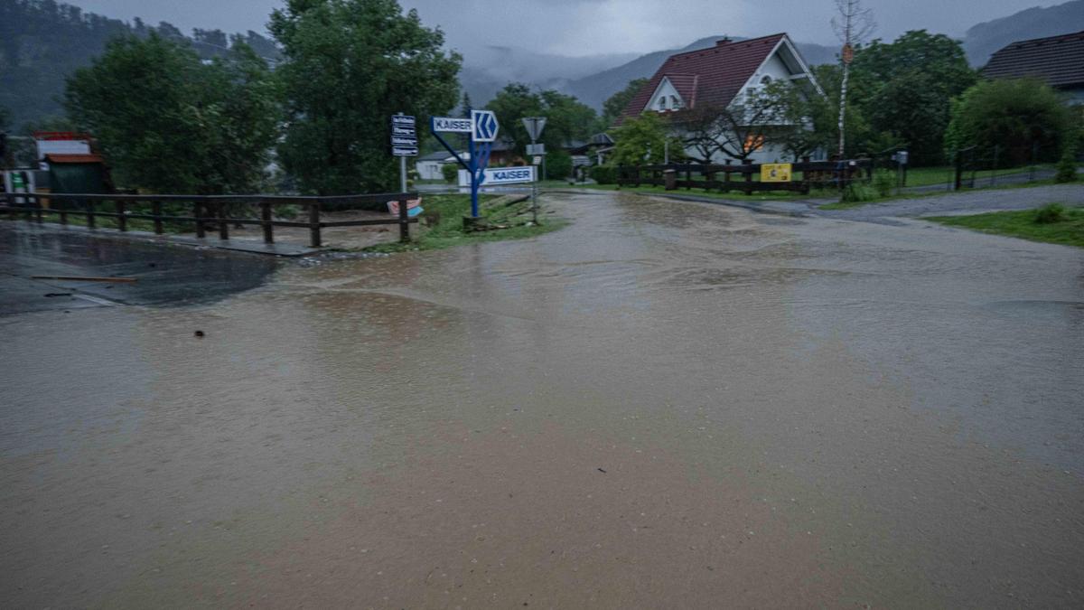 Massive Überflutungen vergangenes Wochenende in Deutschfeistritz