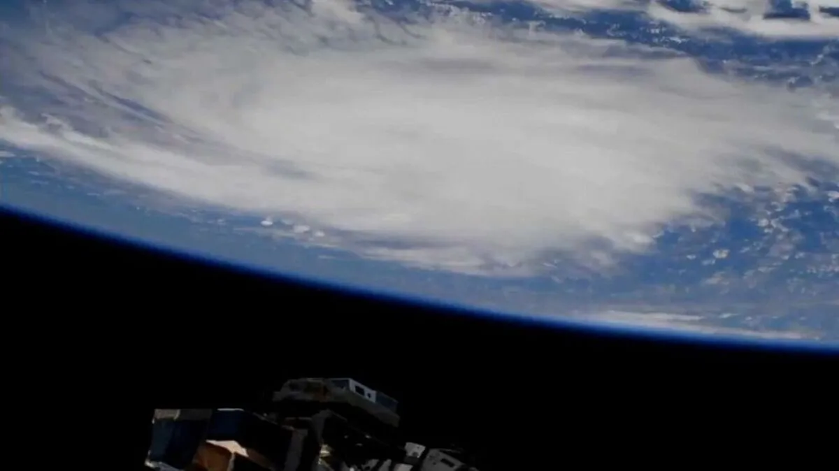 So sieht Hurrikan "Dorian" vom Weltall aus aus 