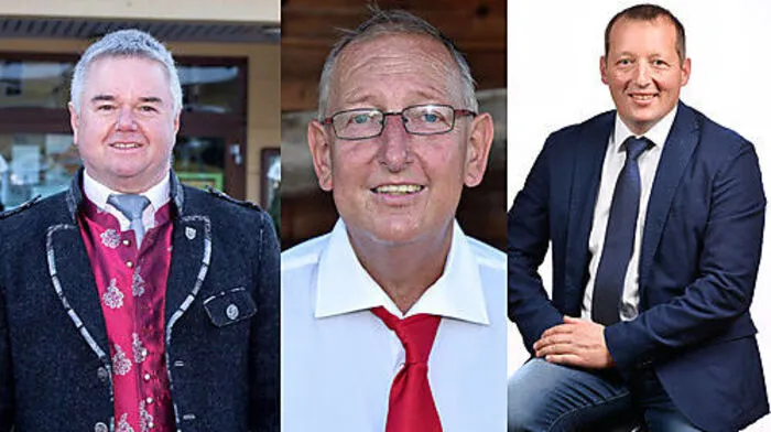 Die Spitzenkandidaten von links: Barnabas Stromberger, Peter Frießer und Franz Sabitzer