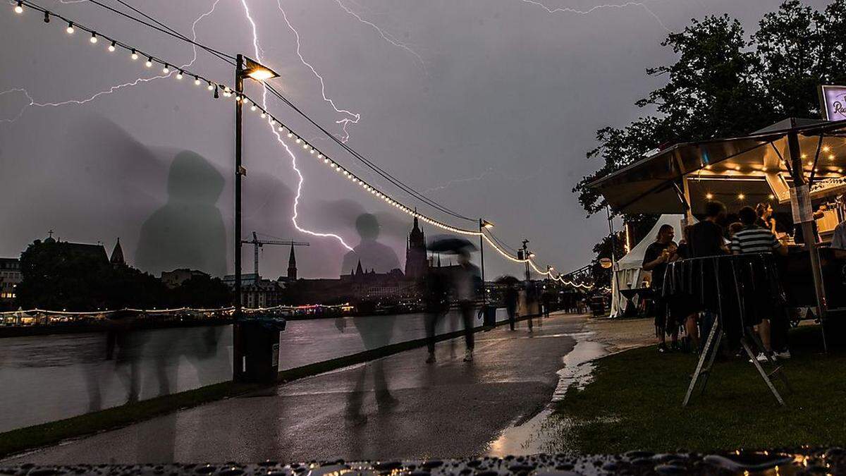 Unwetter über Deutschland