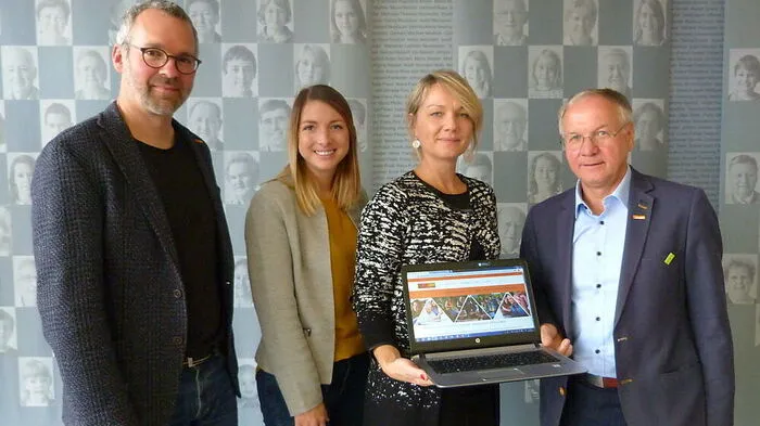 Michael Fend, Barbara Siegl, Daniela Adler und Josef Ober (von links)