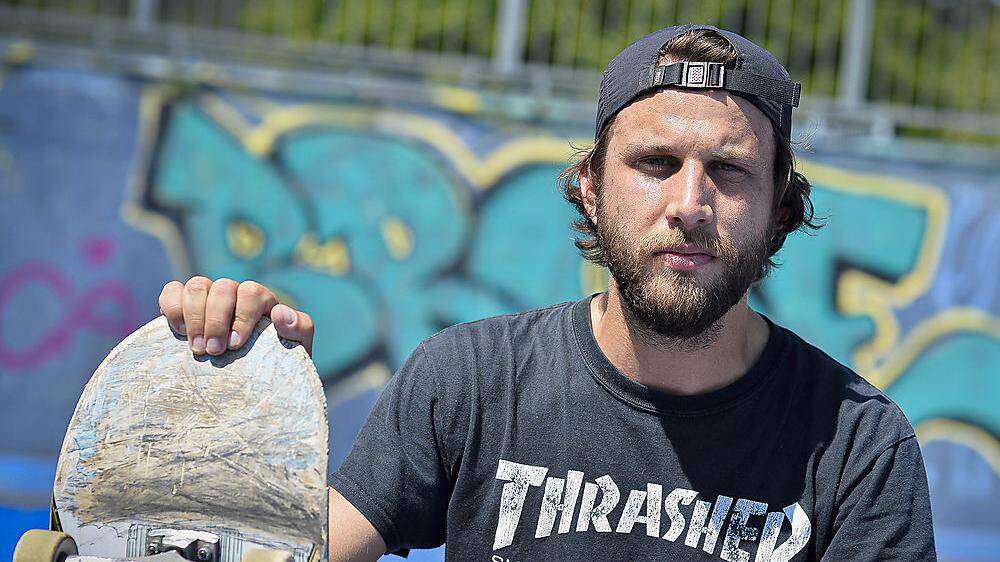 Marco Weiss ist seit zwölf Jahren begeisterte Skateboarder