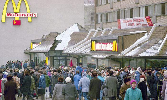 Am 31. Jänner 1990 öffnete in der damaligen Sowjetunion der erste McDonald's