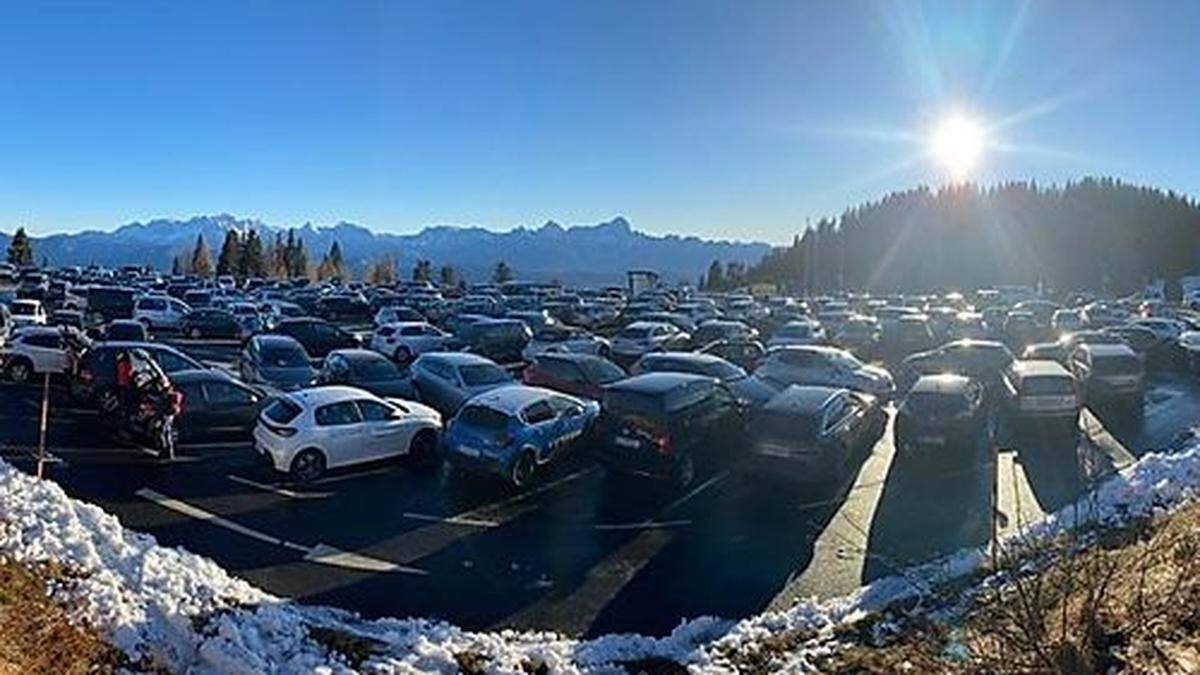 Sonnenhungrige stürmen den Dobratsch