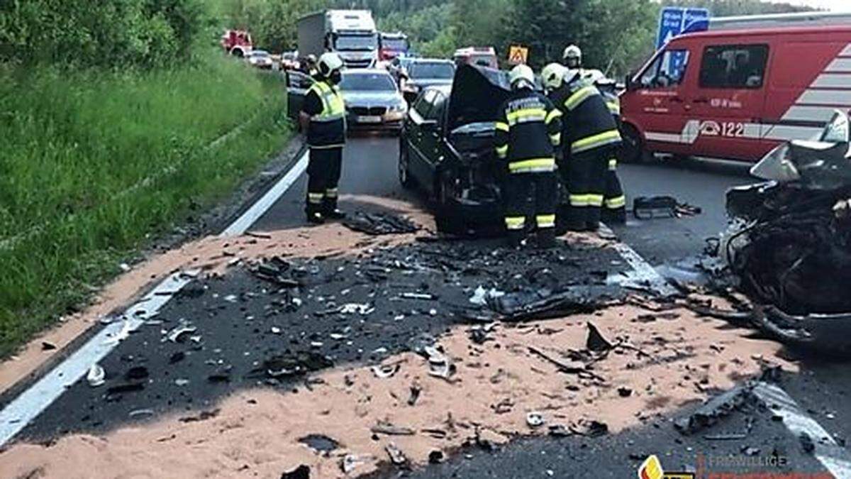 Die Folgen des furchtbaren Unfall sind verheerend