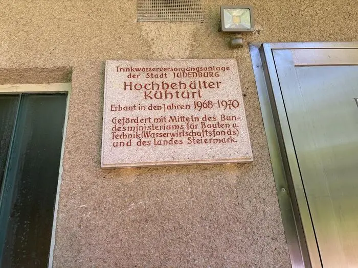 Der Hochbehälter Kühtürl ist seit 1968 in Betrieb