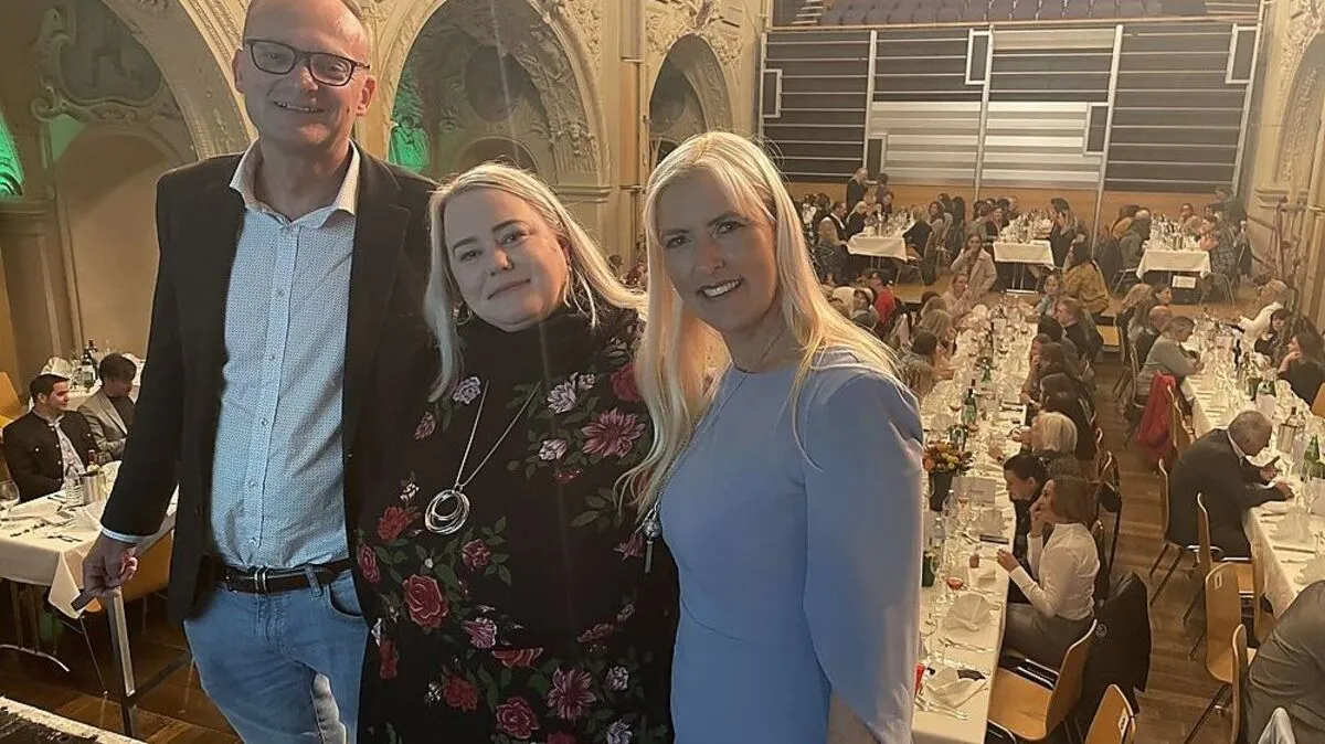 Führungstrio: Jörg Neumann, Melanie Mühlthaler und Sandra Rinofner