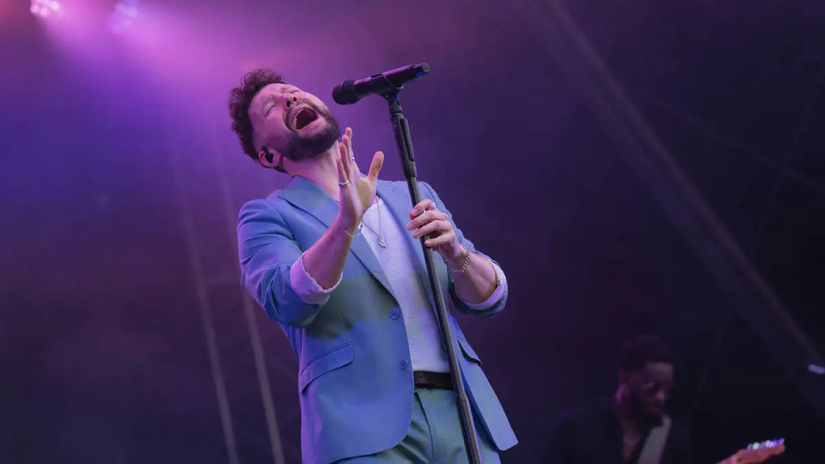 Der britische Sänger Calum Scott