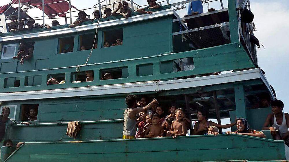 Mehr als 700 Migranten konnten vor Indonesien gerettet werden