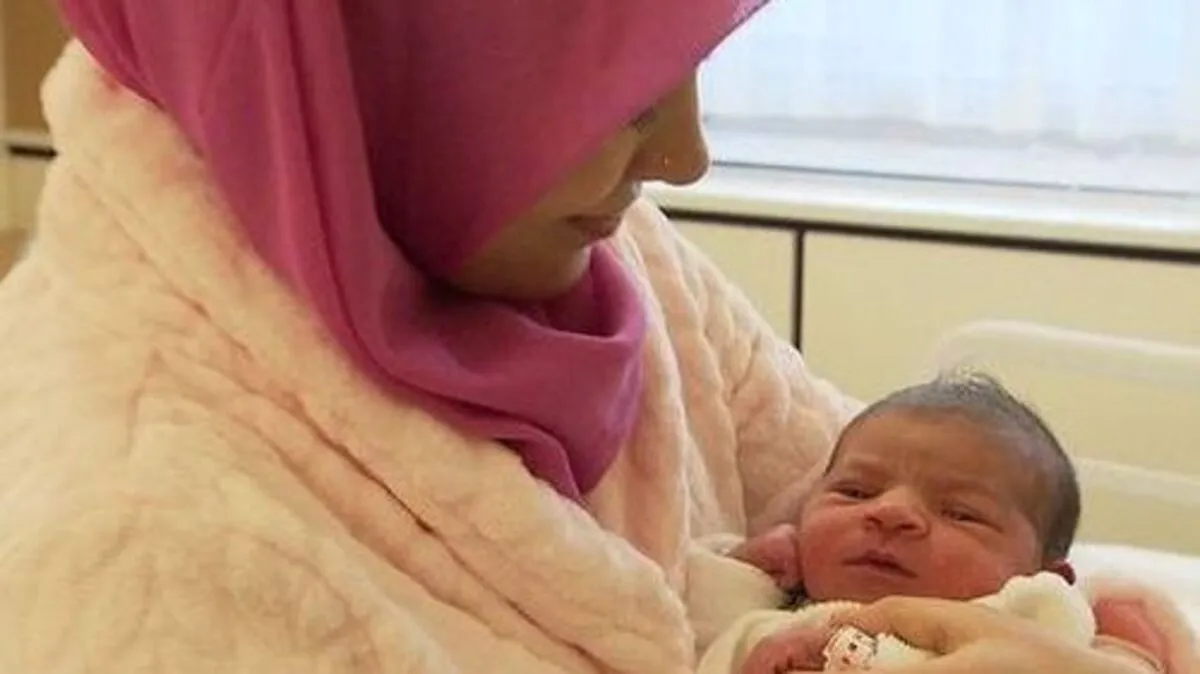 Ansel mit seiner Mutter