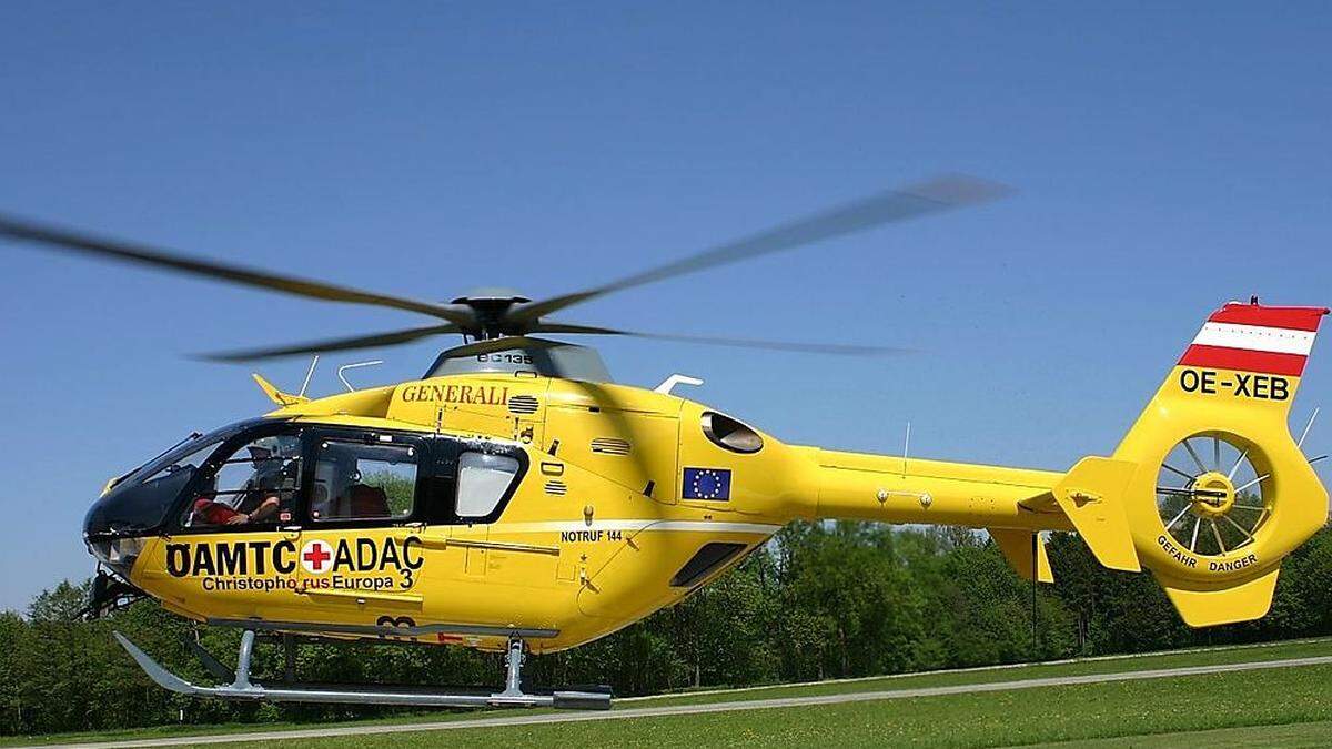 Der Rettungshubschrauber war im Einsatz