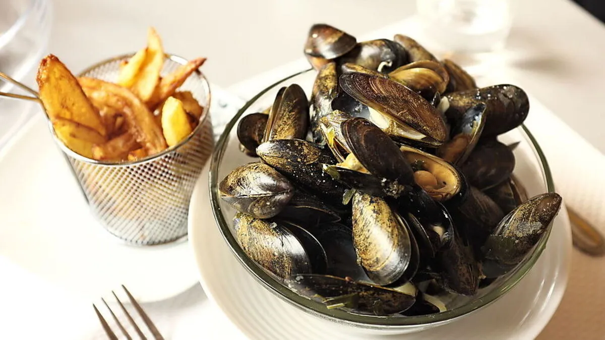 Belgien vooor - mit Moules-frites 