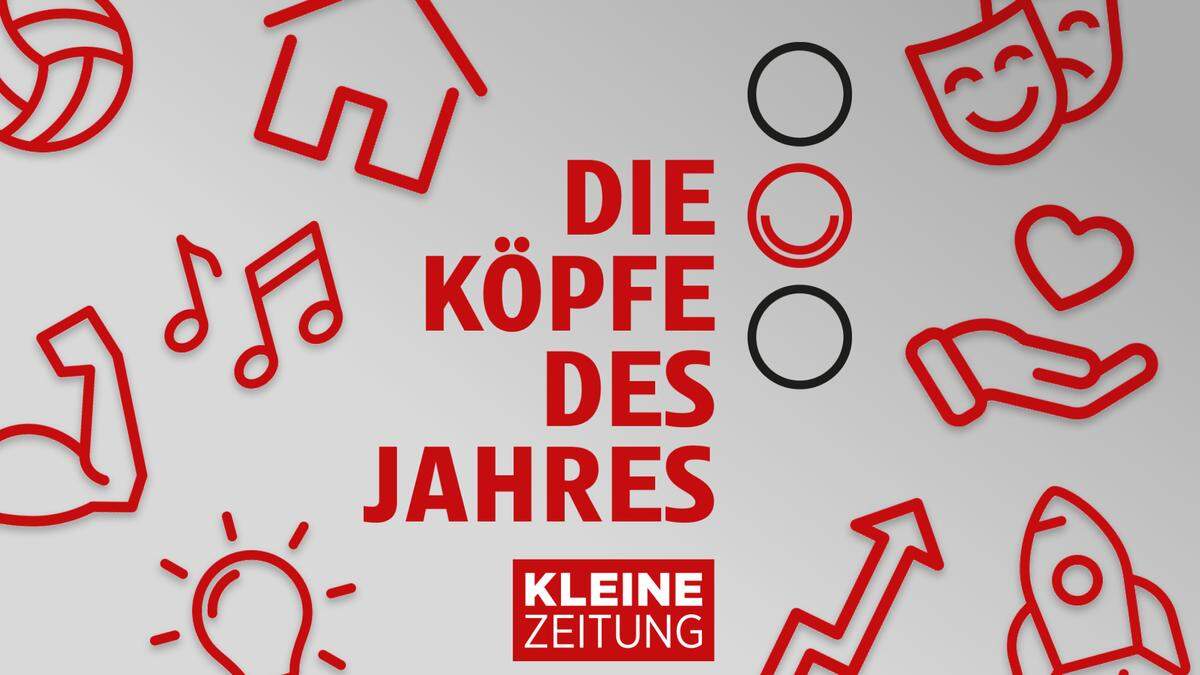 Die Kleine Zeitung sucht die „Köpfe des Jahres 2024“