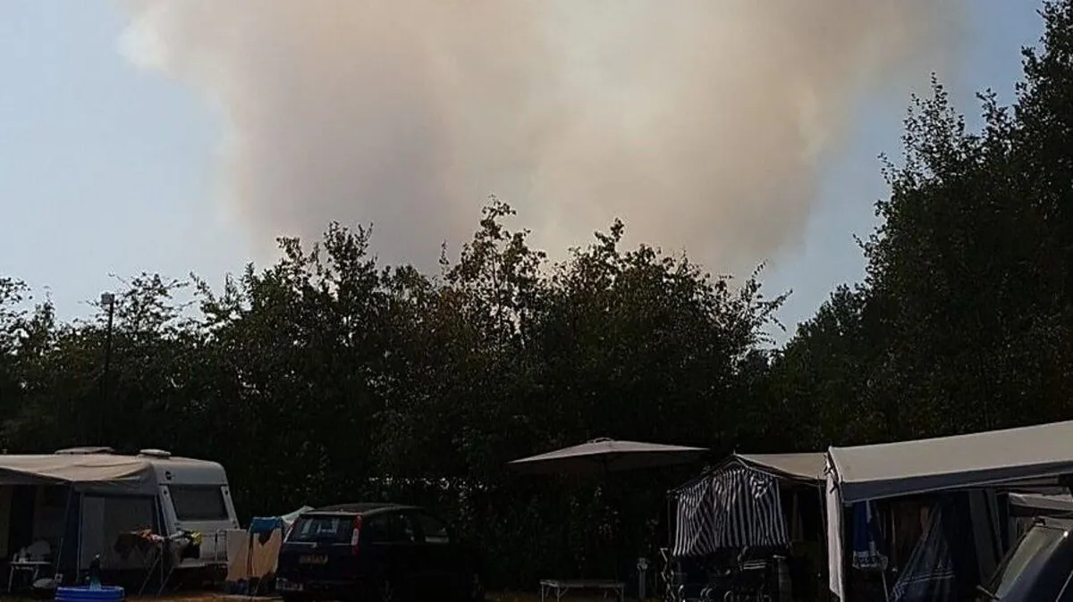 Heidebrand in Wateren