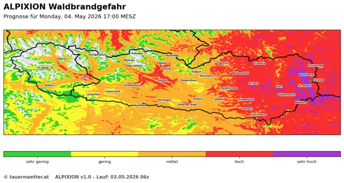 Waldbrandgefahr: Eine Einschätzung des Wetterdiensts Tauernwetter