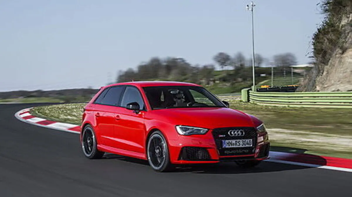 Der Audi RS3 ist mit 367 PS stärkster Kompaktklässler aller Zeiten