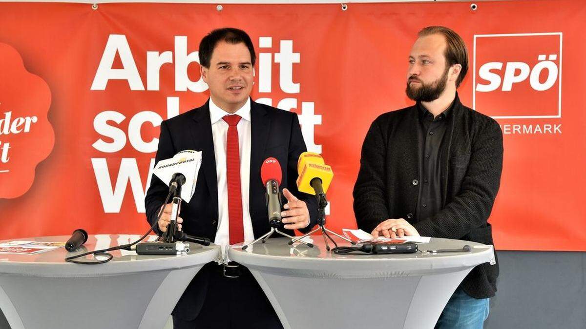 Michael Schickhofer vertraut im Wahlkampf auf Max Lercher