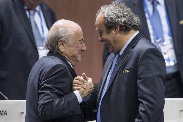 Sepp Blatter (FIFA) und Michel Platini (UEFA)