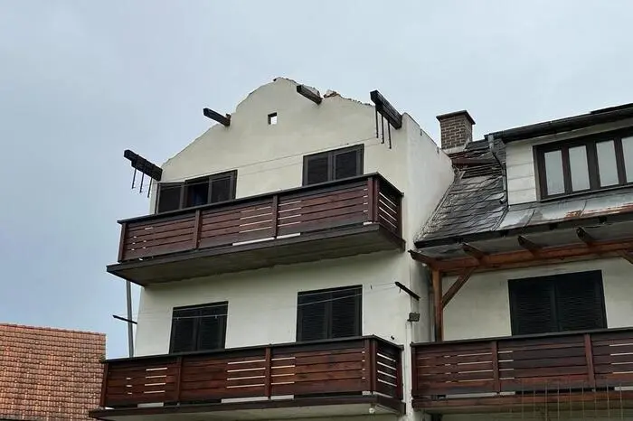 Abgedecktes Haus im Abschnitt 6/Bereich Graz-Umgebung