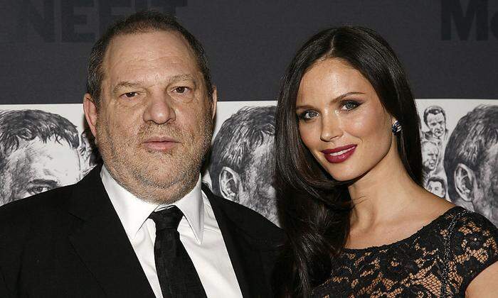 Harvey Weinstein und seine Noch-Ehefrau Georgina Chapman im Jahr 2012