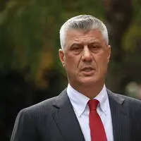 Hashim Thaçi im Jahr 2020 nach seinem Rücktritt