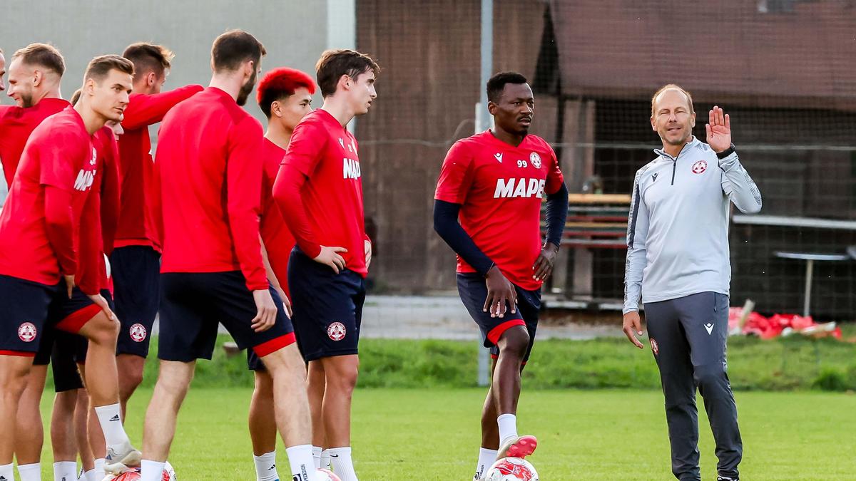 Rene Poms beim ersten GAK-Training