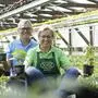 Manfred und Sigrid Jogl im Gewächshaus der Biogärtnerei in Berndorf (Gemeinde Kirchberg an der Raab)