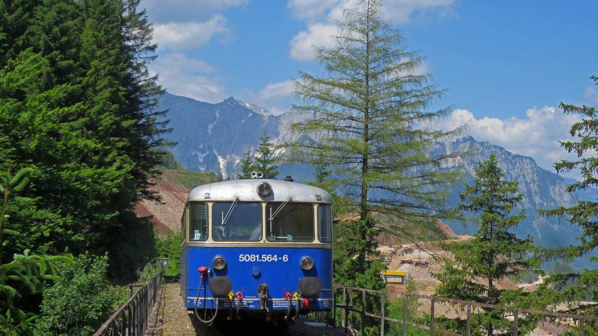 Ab 1. Juli ist die Erzbergbahn wieder voll auf Schiene 