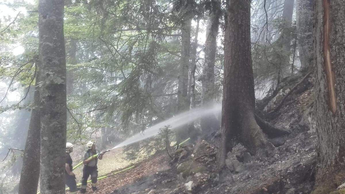 Foto vom Einsatz in Wörschach