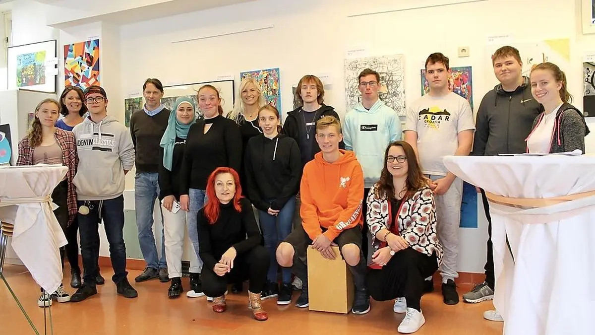 Bei der Vernissage der VOPS Deutschlandsberg